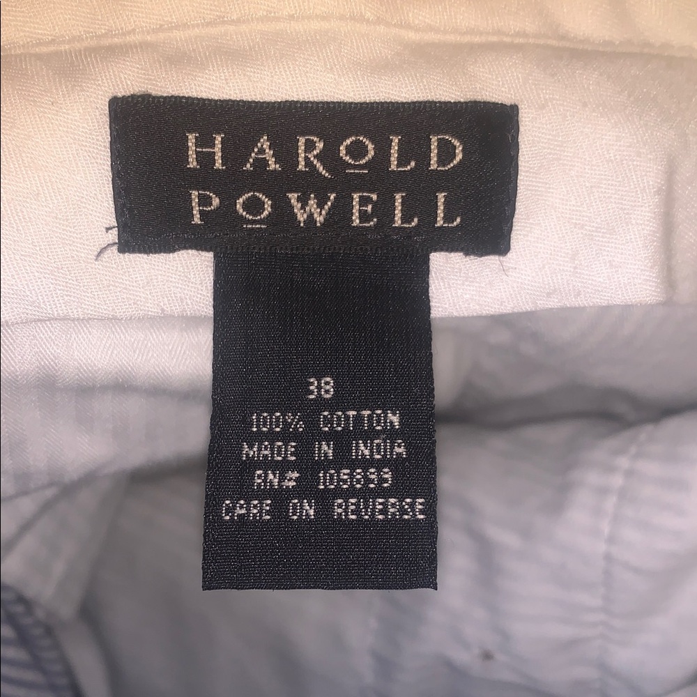 Harold Powell White Cotton Shirt